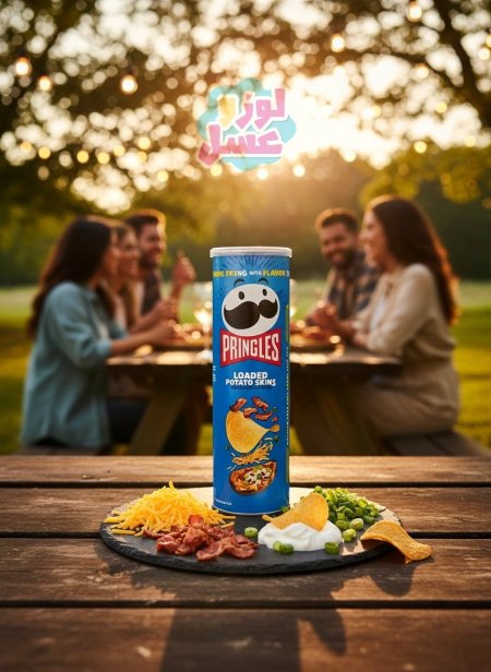 برينجلز بنكهة قشور البطاطس المحشوة