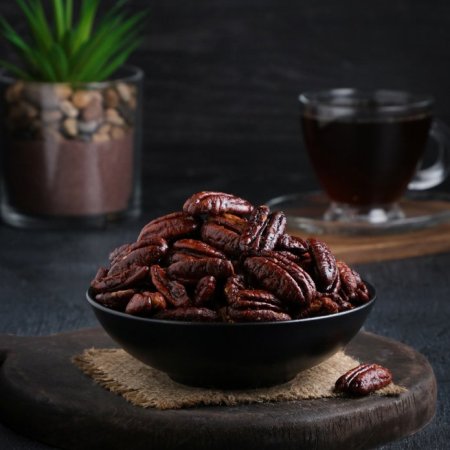 جوز بيكان بالعسل المكرمل