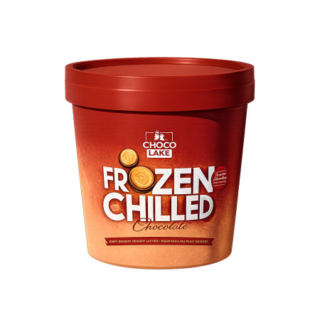 شوكولاتة مجمّدة بحشوة كريمية مقرمشة