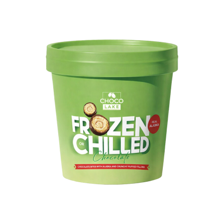 شوكولاتة مجمّدة بحشوة ألاسكا المقرمشة