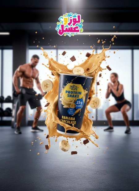 بروتين شيك تيست أوف ألبس موز