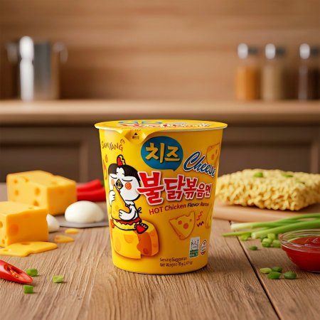 ​بولداك - نكهة الجبن (كوب).